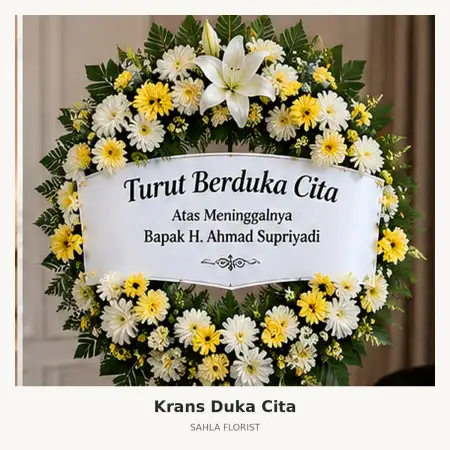 Krans Bunga Duka Rscm